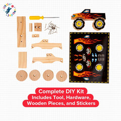 Little Jupiter kit invites painting (not included) for personalized, tactile art.