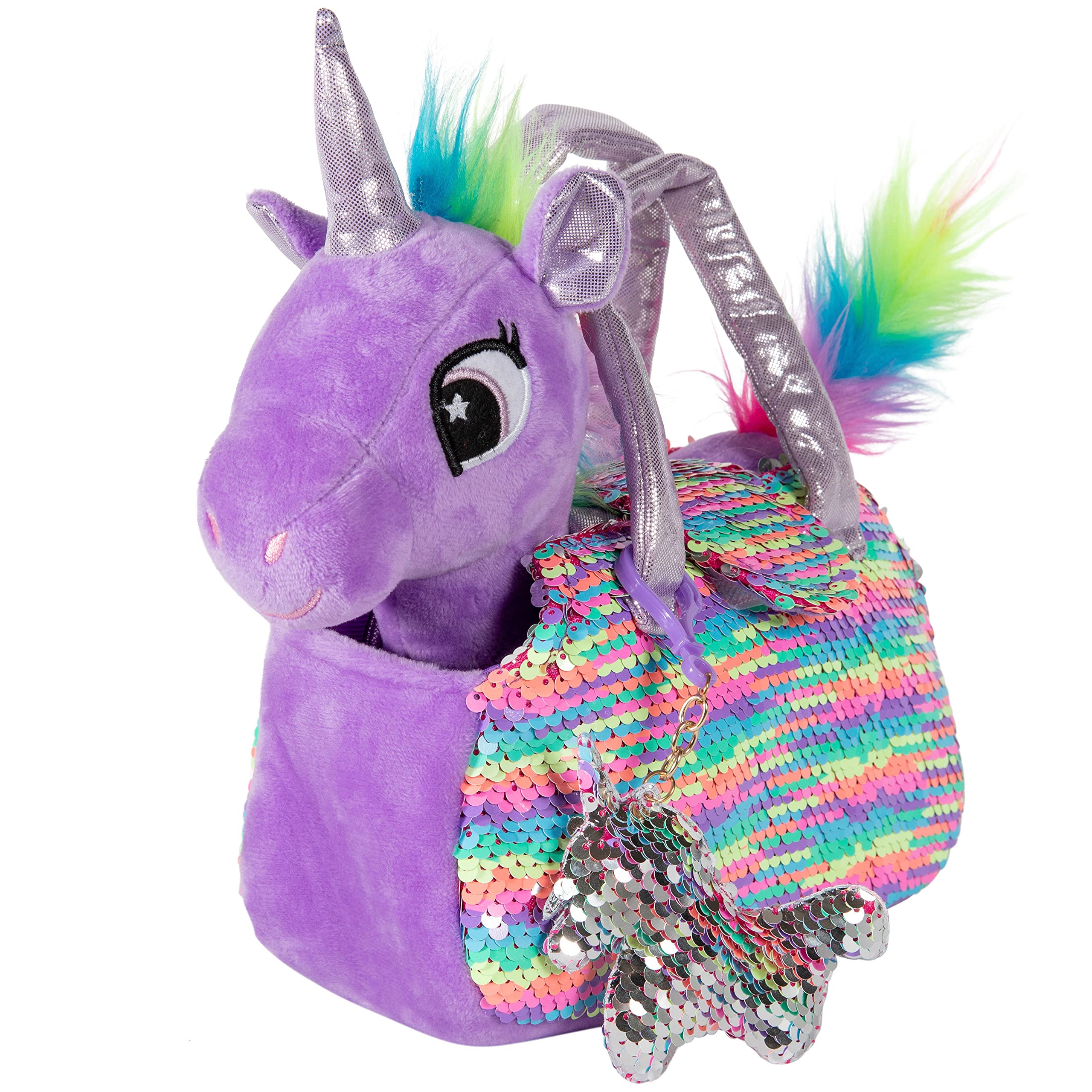Little Jupiter plush unicorn toy, soft and cuddly for comforting play sessions.