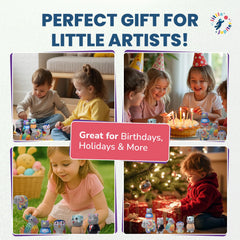 Little Jupiter Rock Buddies parrot rock figure sparks creative painting sessions.