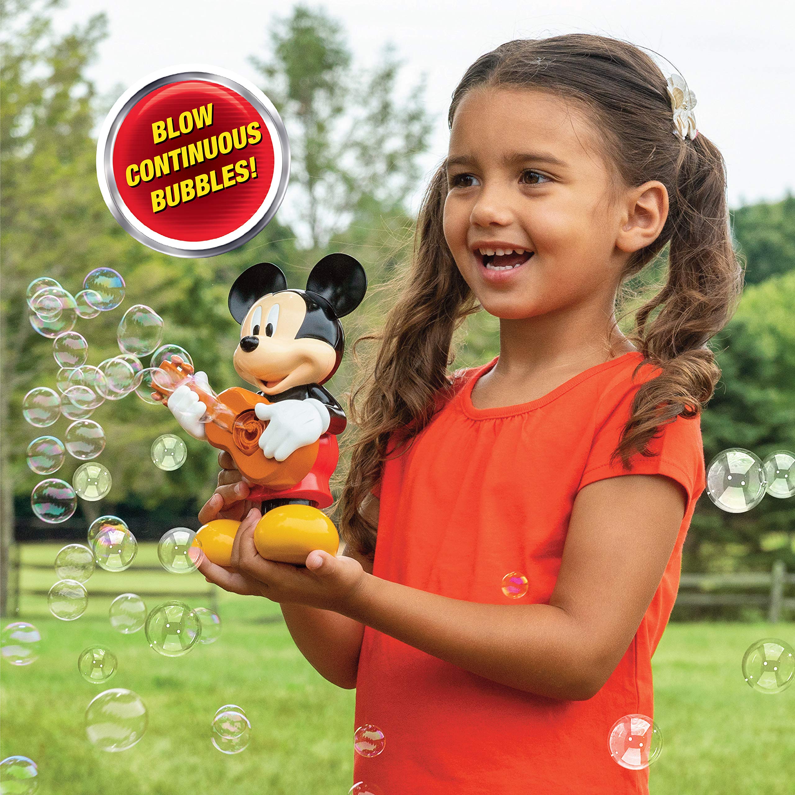 Includes 4 oz non-toxic bubble solution for immediate use