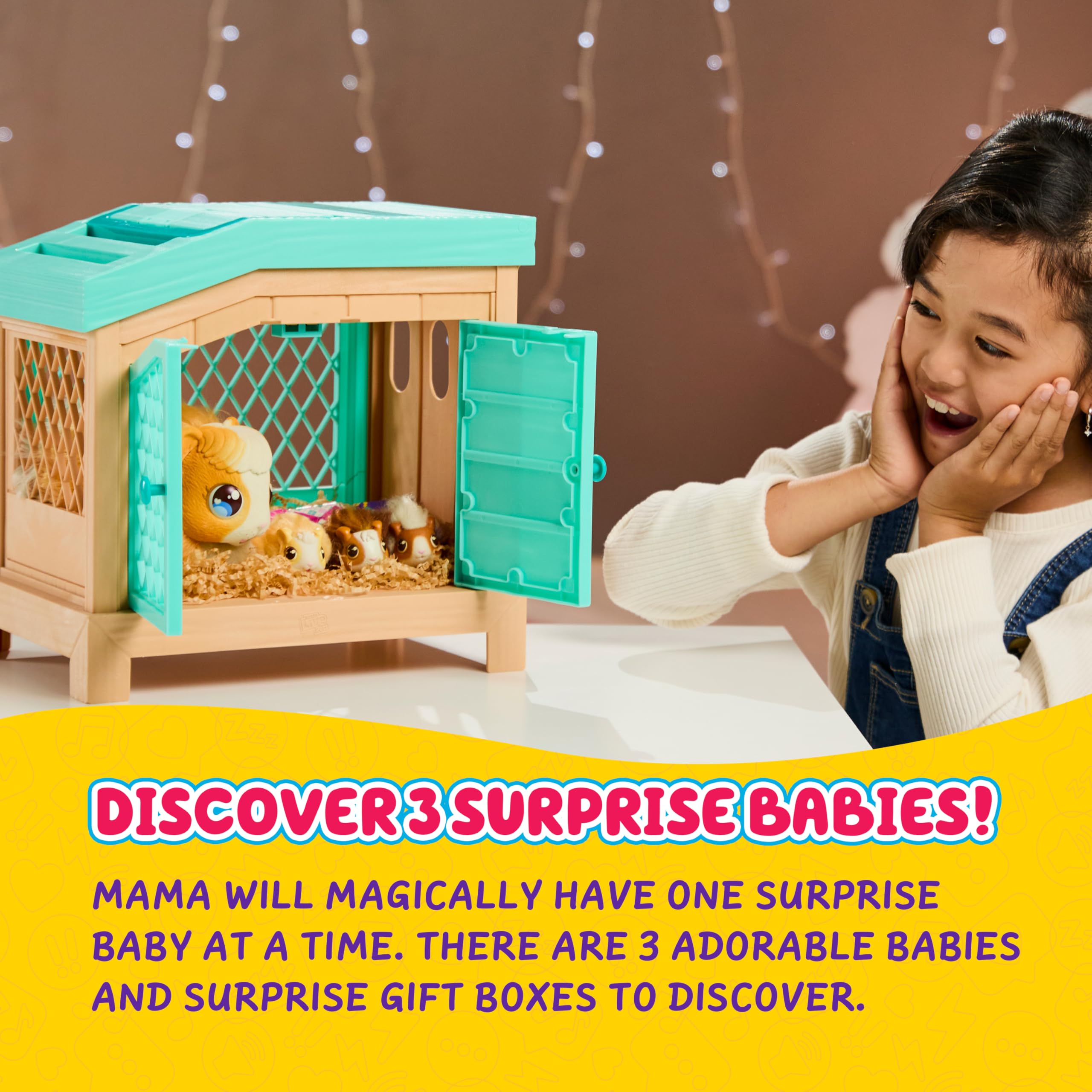 Little Live Pets brushing and feeding action highlights nurturing care and bonding moments.