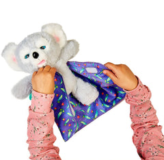 Cozy Dozy Kip Koala snuggle closeup showcases soft plush for bedtime comfort.