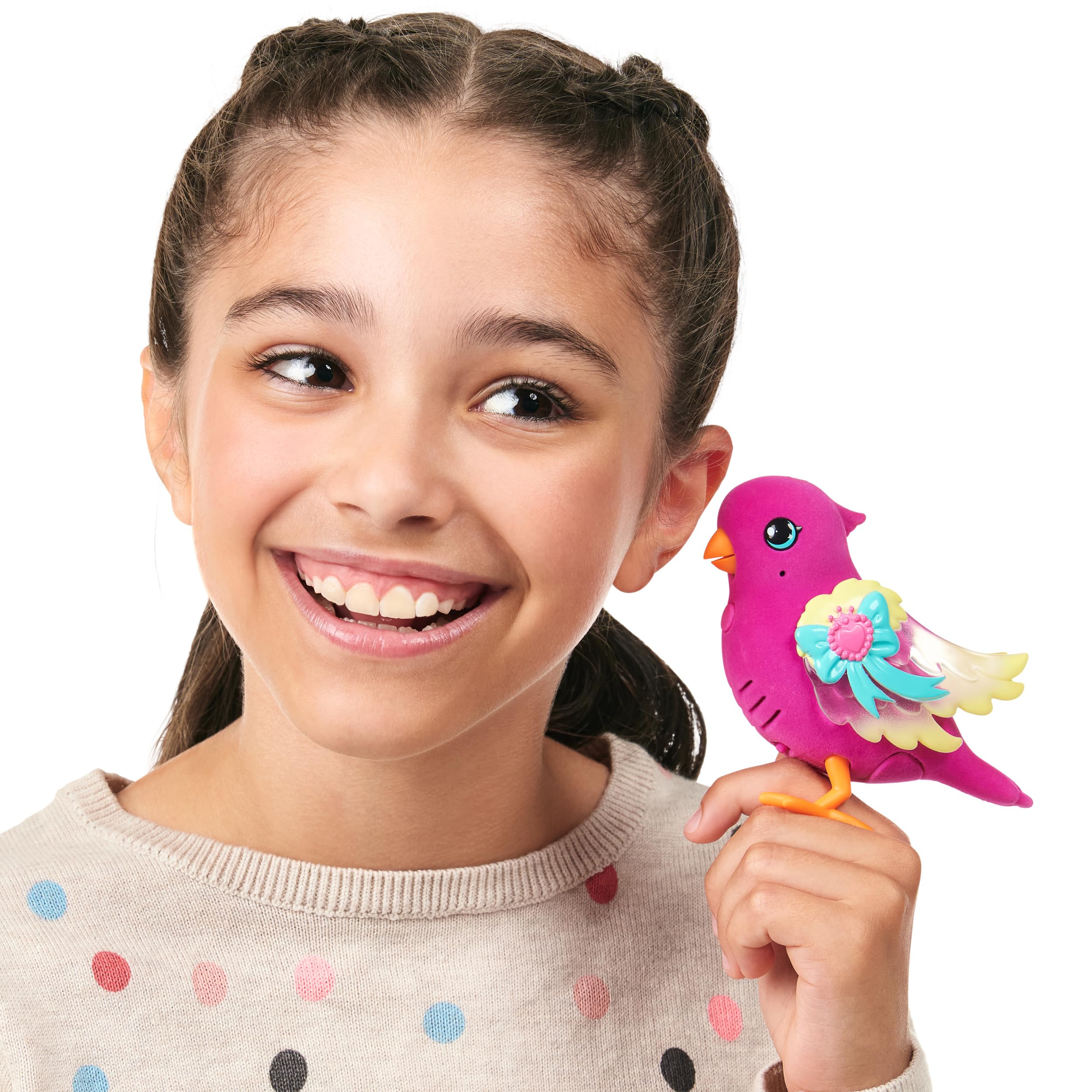 Lil' Bird light-up wings add visual charm.