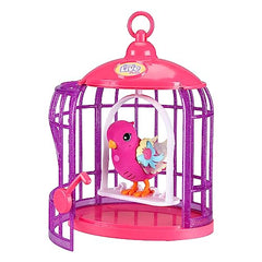 Lil' Bird swinging perch for interactive pretend play.