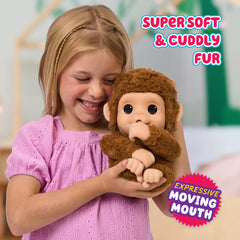 Mango soft fur and ears add comforting, huggable realism.