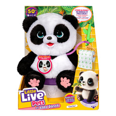 Little Live Pets ChuChu front view, a cuddly panda perfect for imaginative play.