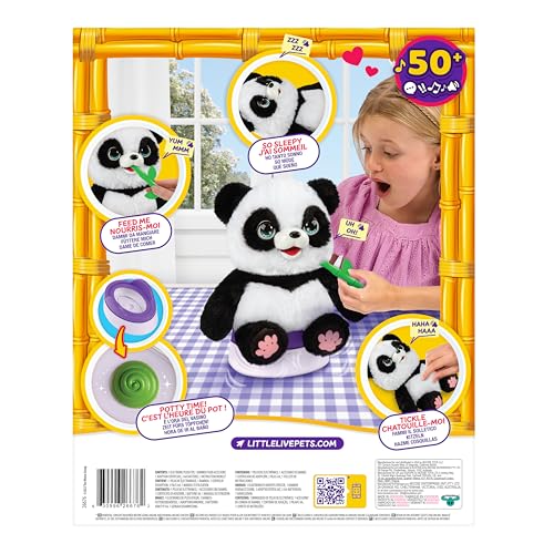 Little Live Pets ChuChu 30cm plush design ideal for hugs.