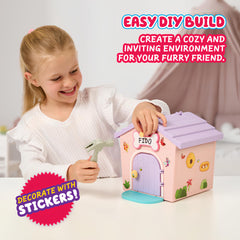 Little Live Pets dog house with stickers lets kids customize their pet scene