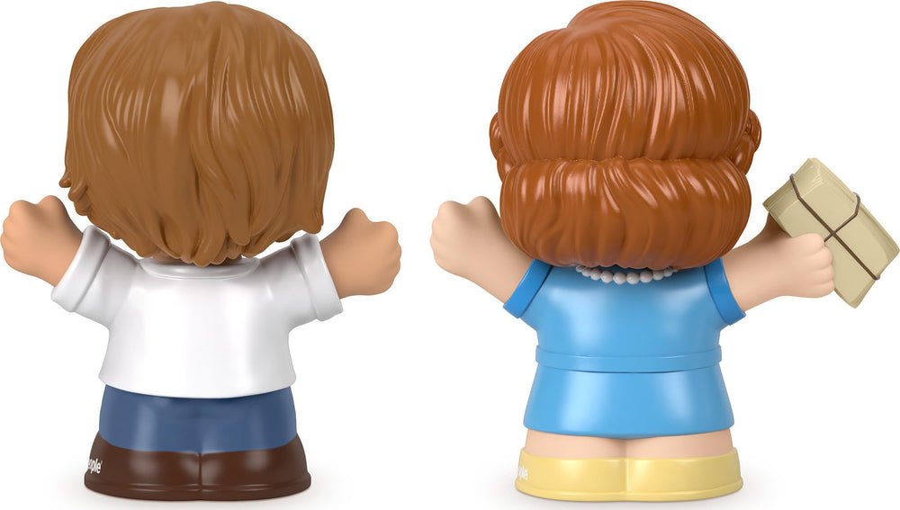 Little People COLLECTOR Allie in blue dress detail for fans.