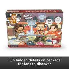 Little People Collector Big Lebowski packaging with bowling alley motif, ideal for gift-ready display