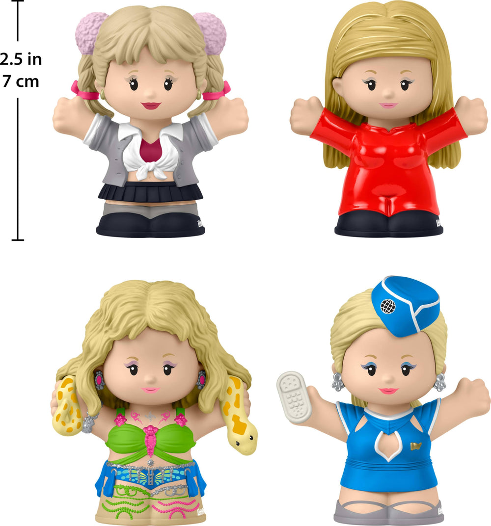 Little People Collector window display box packaging for Britney Spears set