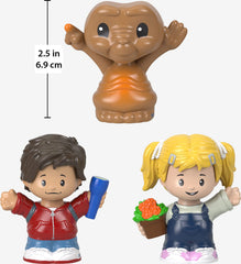Three-character ET set featuring E.T., Elliott, and Gertie for nostalgic gifting