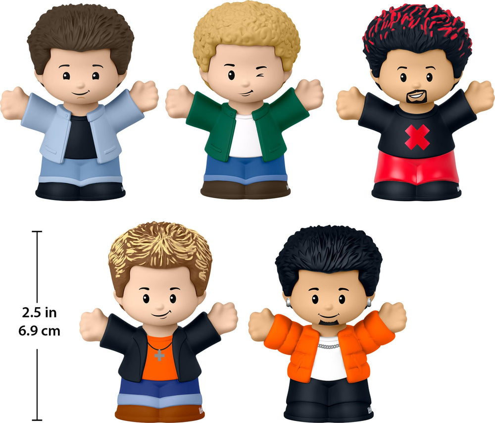 Little People Collector NSYNC display box featuring all five members for organized display.