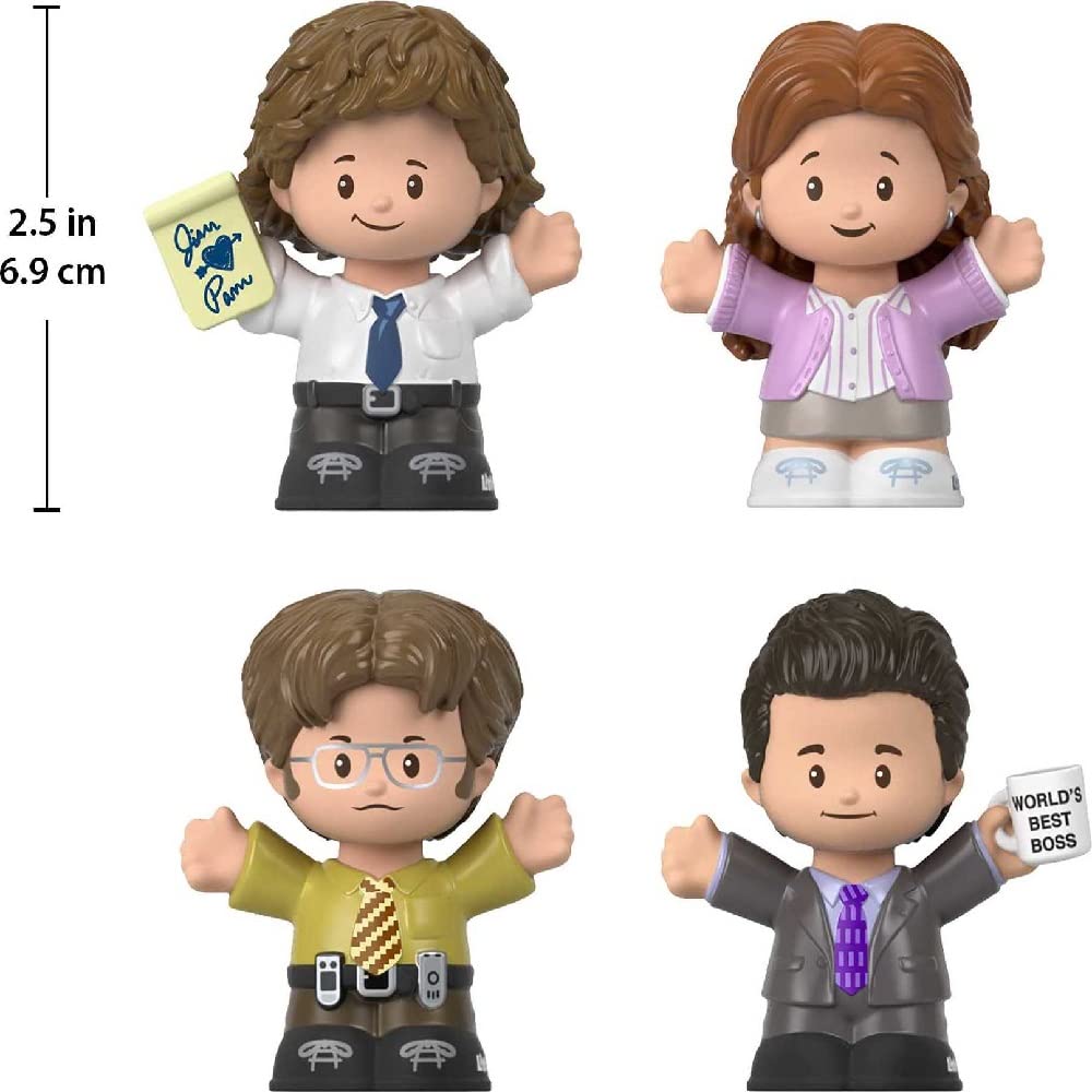 Little People Collector The Office set in a display package for fans.