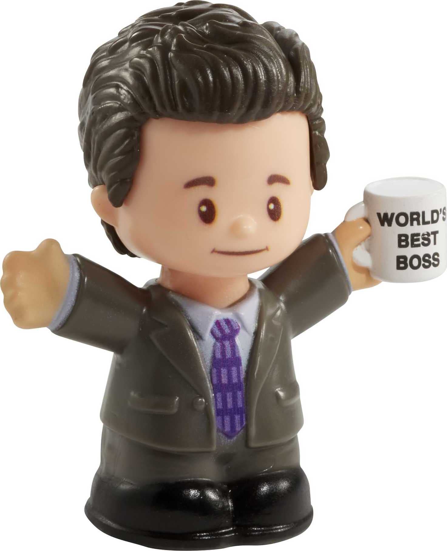 Little People Collector The Office set featuring Jim Halpert for display and collection.