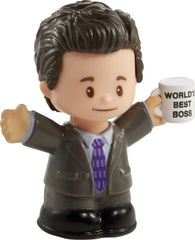 Little People Collector The Office set featuring Jim Halpert for display and collection.
