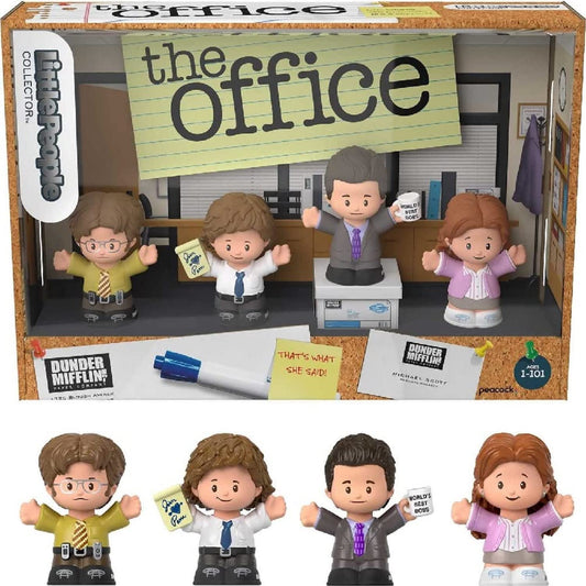 Little People Collector The Office set featuring Michael Scott for desk display.