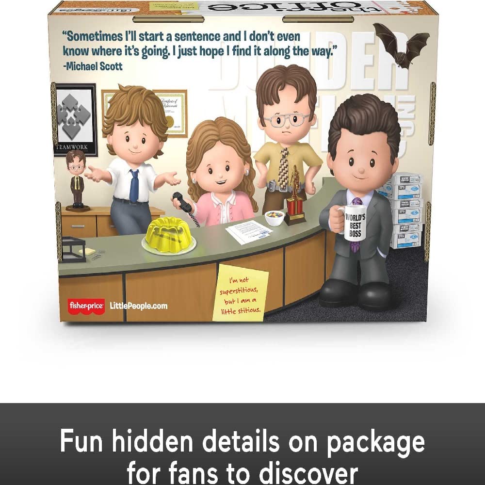 Little People Collector The Office set featuring Pam Beesly for gift-worthy display.