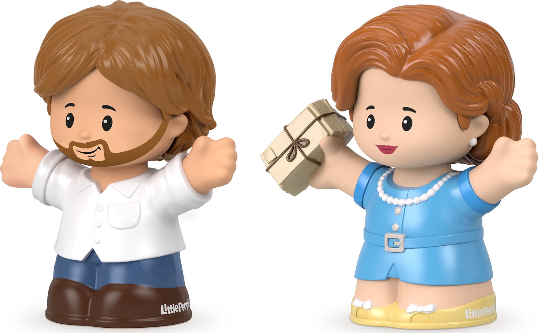 Little People COLLECTOR rowboat scene imagery ideal for shelves.