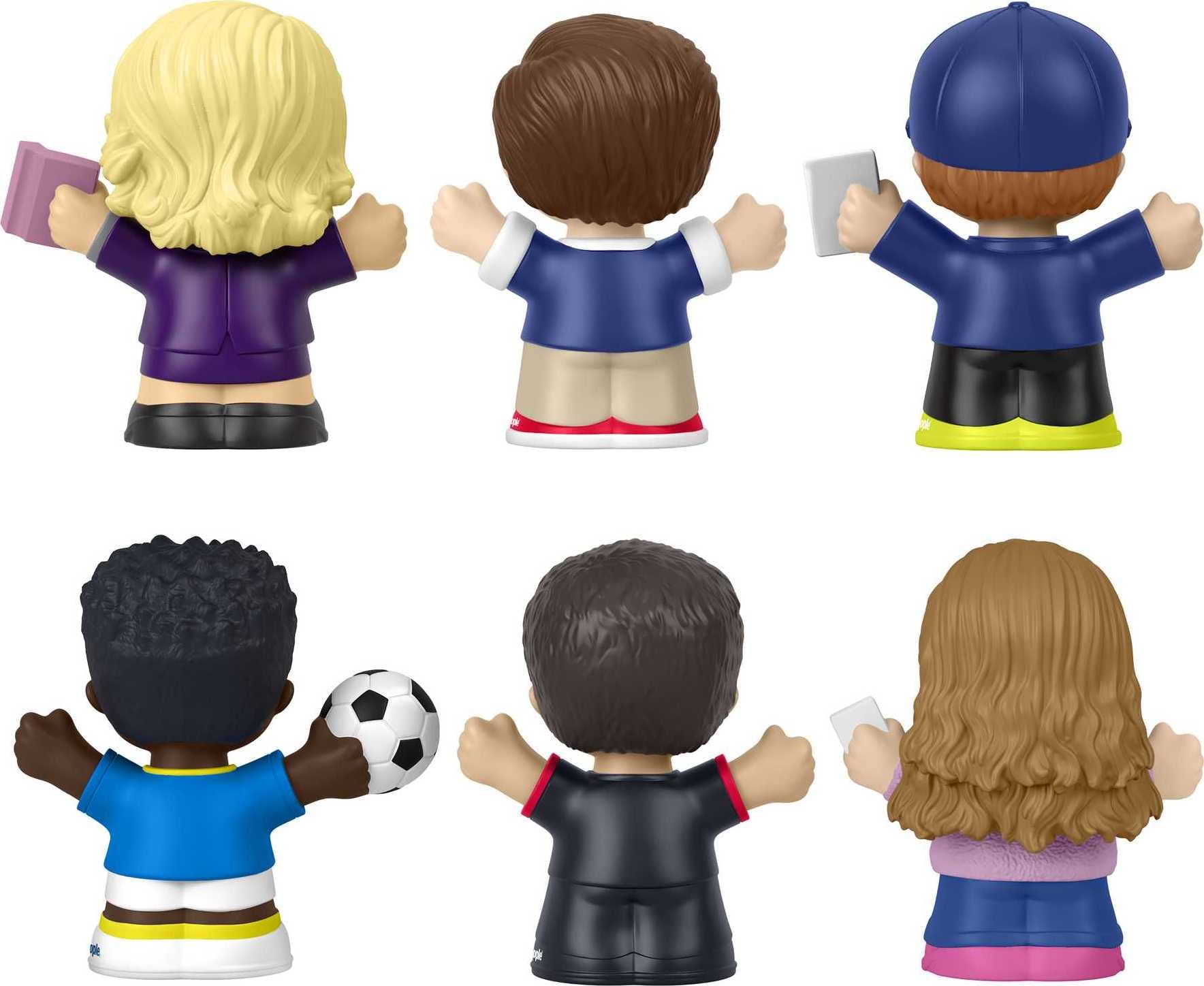 Little People Collector Sam Obisanya figure for display and Ted Lasso set