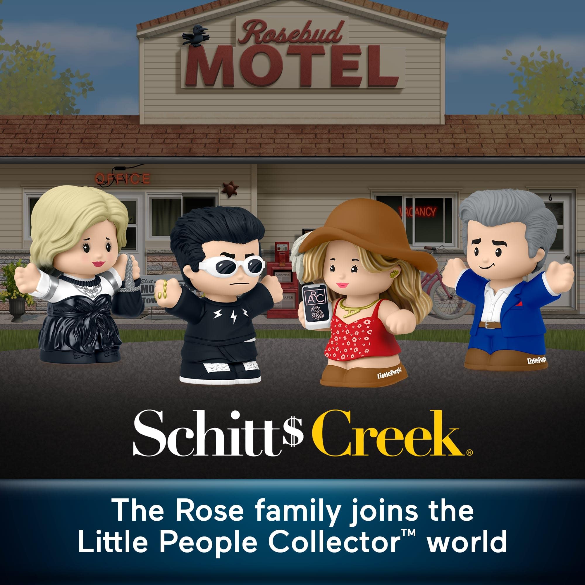 Little People Collector Schitt’s Creek Moira Rose figure for elegant display and conversation.