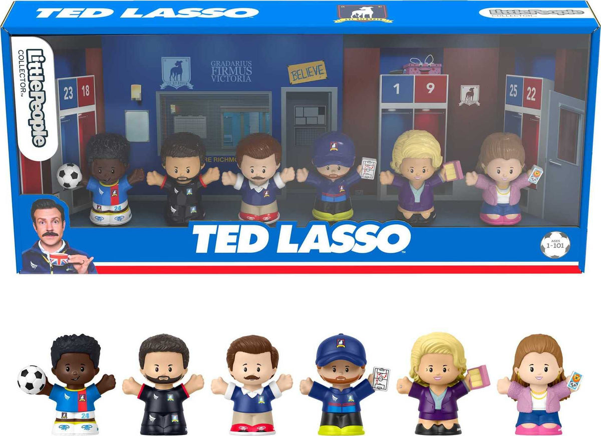 Little People Collector Ted Lasso figure for display and fan collection