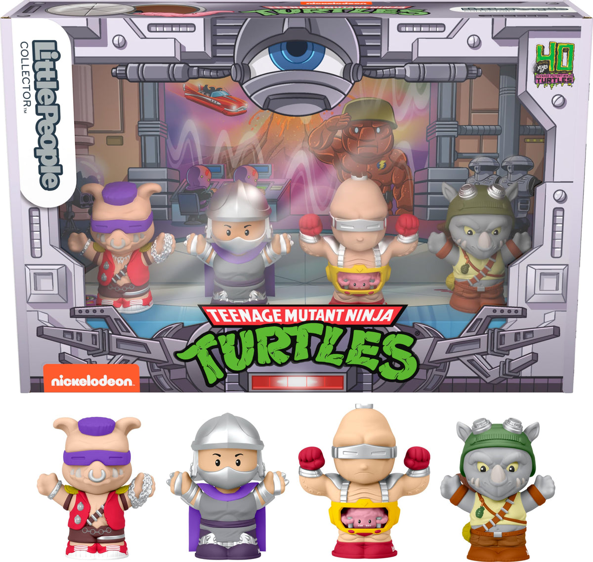 Little People Collector TMNT Shredder figure ready for shelf display