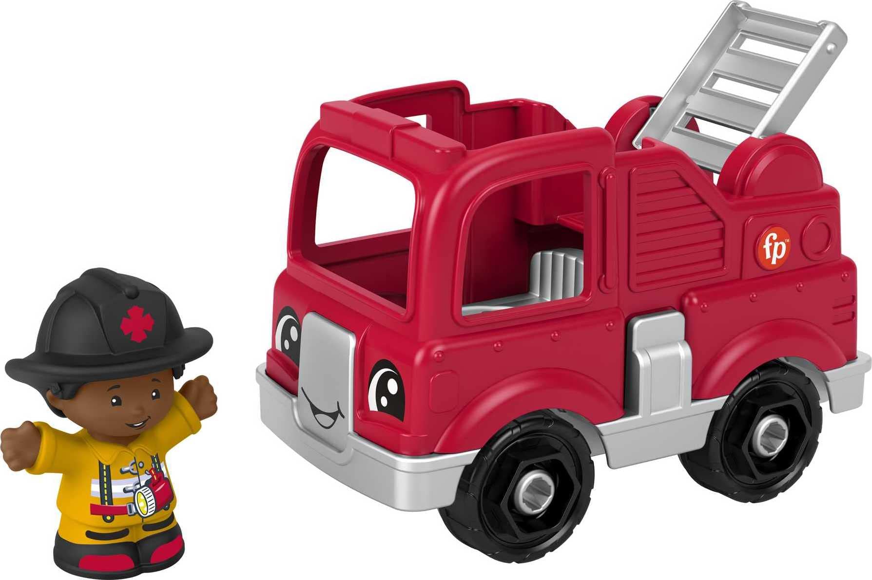 Little People Fisher-Price firetruck packaging makes gifting simple and exciting.