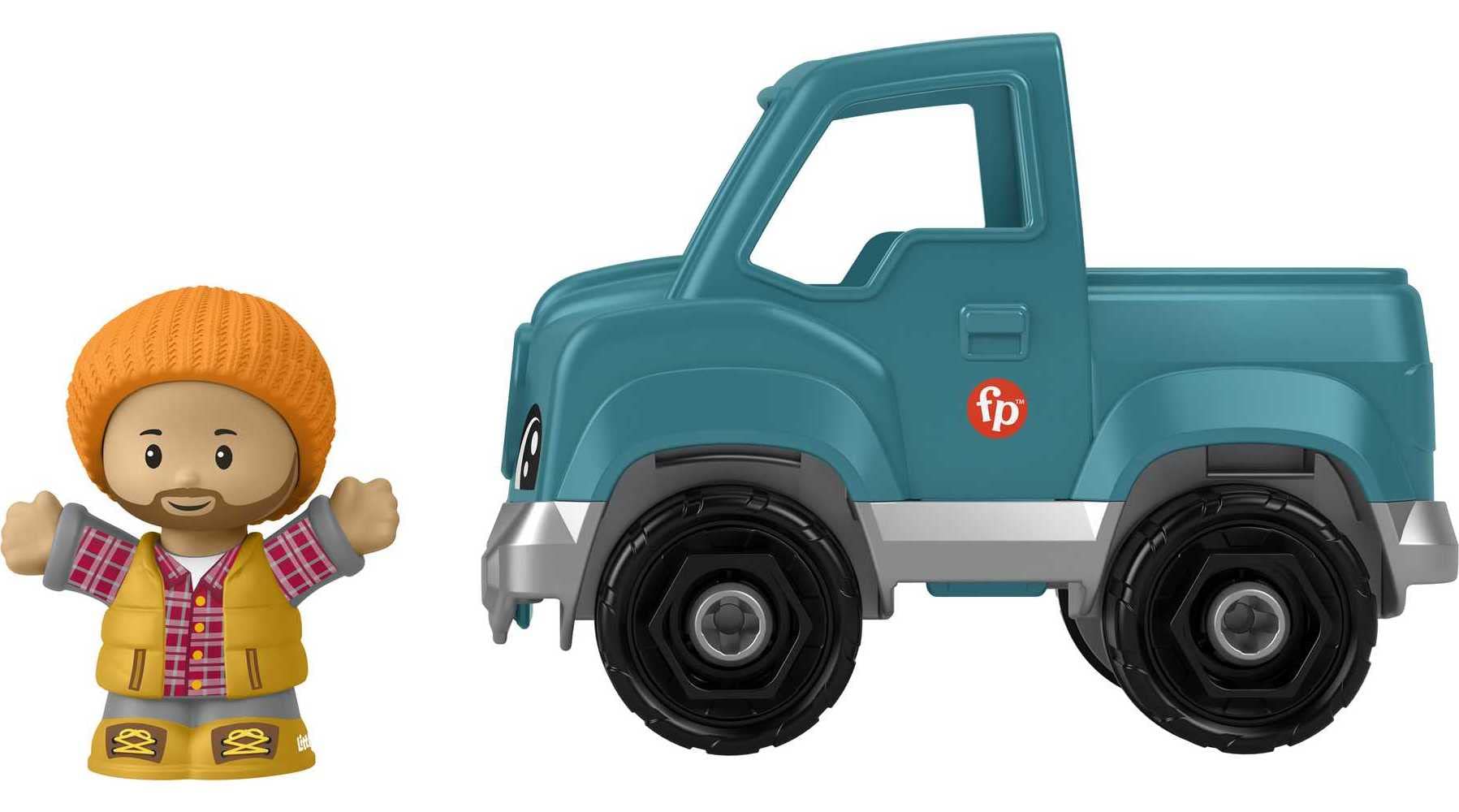 Little People Pick-up Truck close up—colorful details invite exploration.