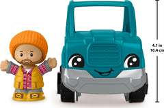 Little People Pick-up Truck rear view—sturdy design for rolling adventures.