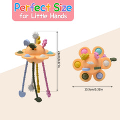 Little Rawr colorful textured ropes support tactile exploration and color recognition