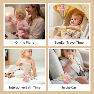 Little Rawr pressable soft button adds interactive play and cause-effect learning