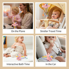 Little Rawr pressable soft button adds interactive play and cause-effect learning