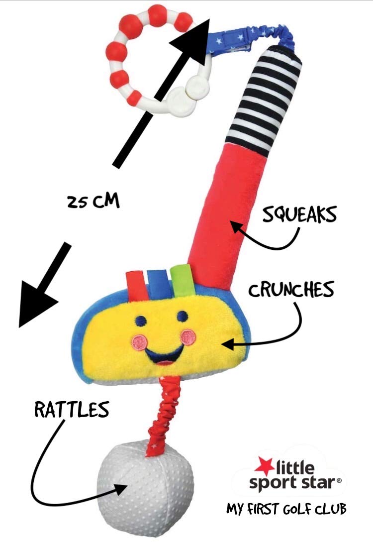 Little Sport Star colorful design to attract visual interest during playtime.