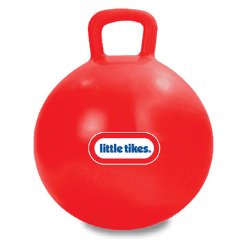 Little Tikes 18-inch red inflatable hopper ball ready for indoor or outdoor play.