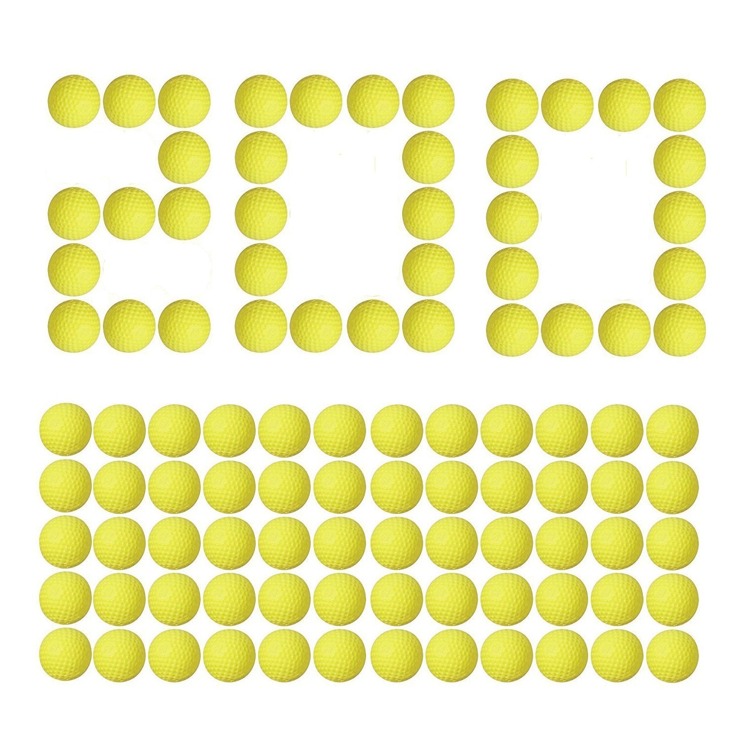 Little Valentine yellow ammo pack for Nerf Rival battles, quick reloads.