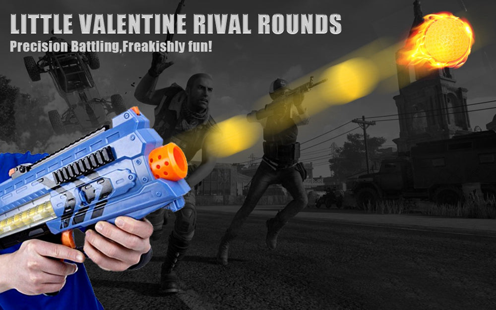 Little Valentine nerf rival ammo packaging demonstrates ready-to-use refill kit.