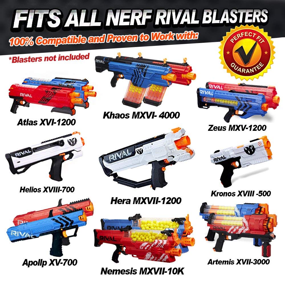 Little Valentine 100-rounds close-up highlights premium, consistent ammo for Nerf Rival.