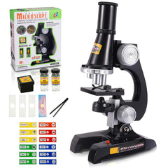 Little World beginner microscope LED 100x view highlights tiny details for exploration