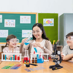 Little World beginner microscope LED 1200x view for advanced micro-observations