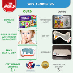 25 magnets for interactive fridge play with toddlers