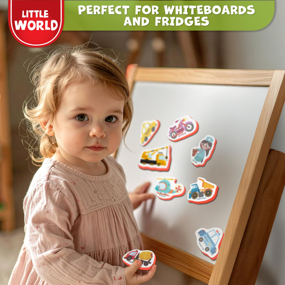Little World fridge magnets durable and waterproof design withstands washes and daily adventures