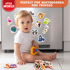 Gift-ready Little World magnets in colorful box