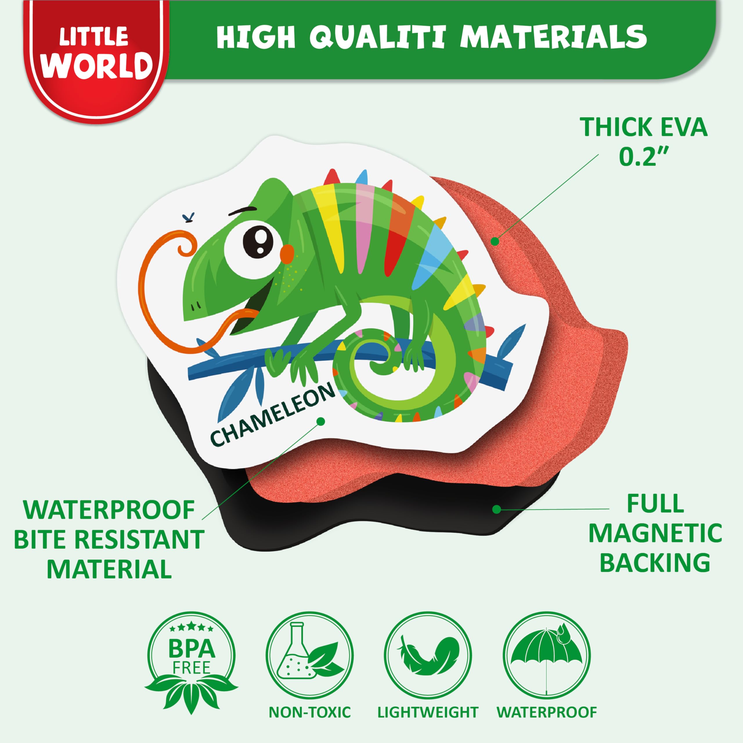 Durable EVA magnets resist moisture and wear