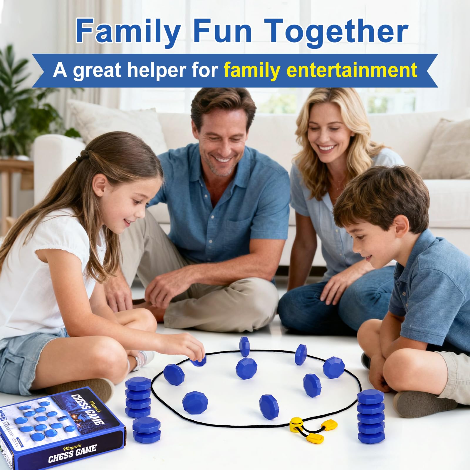 LITTLE YIFINI family-fun chess play fosters friendly competition and bonding.