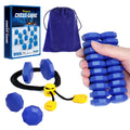 LITTLE YIFINI magnetic chess game compact case enables easy travel and quick setup.