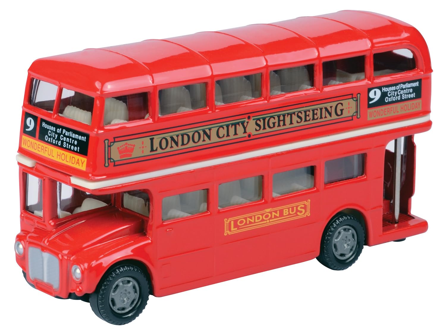 LittleBabyBum London Routemaster front view for display and collection
