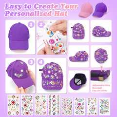 Littlefun adjustable cotton caps provide durable canvases for expressive cap art