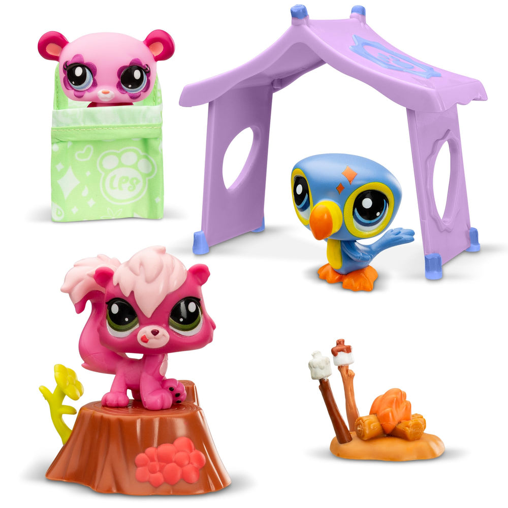 Littlest Pet Shop squirrel bobblin' head for camp-themed storytelling.