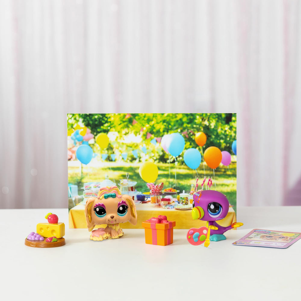 Littlest Pet Shop bobble-head figures showcase cute personalities for storytelling.